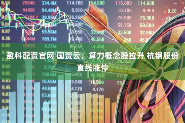 盈科配资官网 国资云、算力概念股拉升 杭钢股份直线涨停