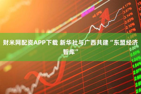财米网配资APP下载 新华社与广西共建“东盟经济智库”